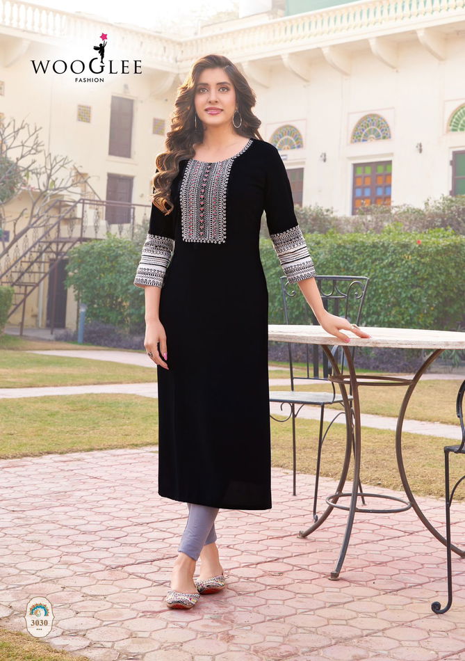 Salonee Vol 6 By Wooglee Fancy Rayon Kurtis Wholesale Shop In Surat
